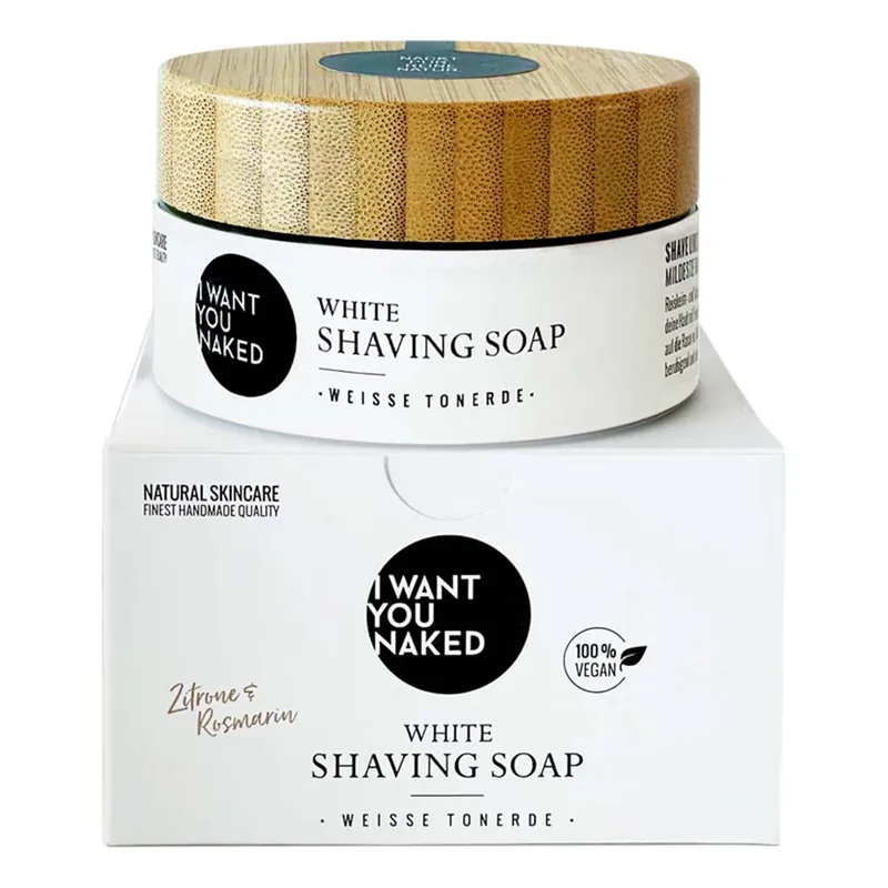 Rasierseife - Weiß Tonerde, Rosmarin & Zitrone 70g Angebot