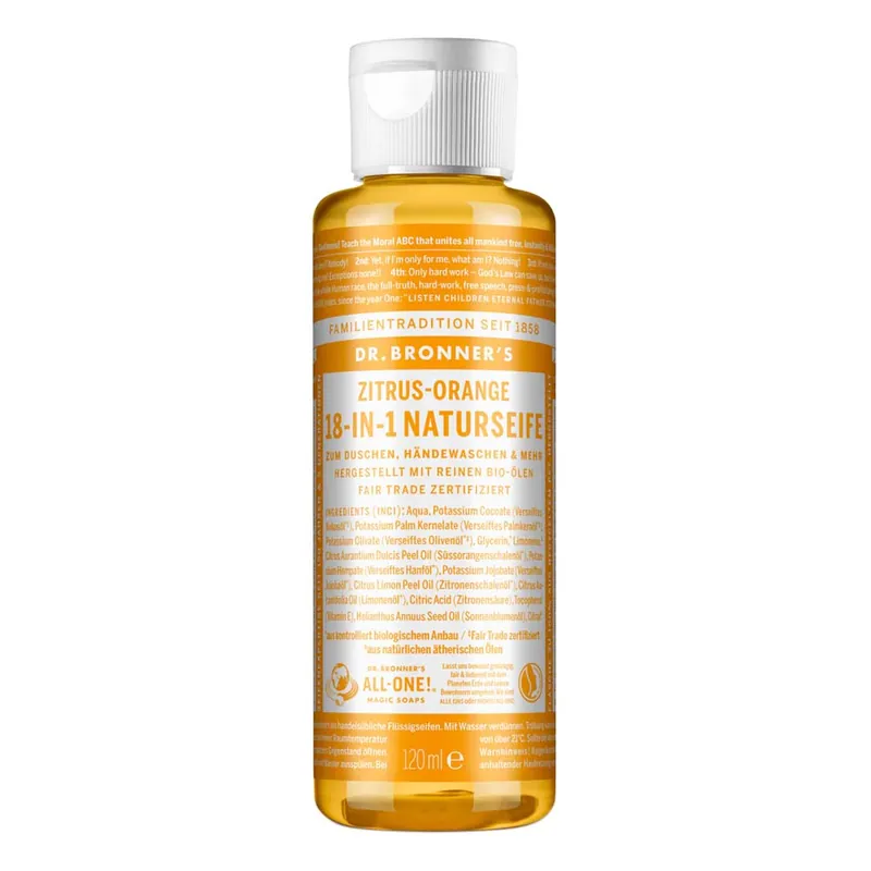 Zitrus-Orange - 18in1 Naturseife 120ml Online Kaufen
