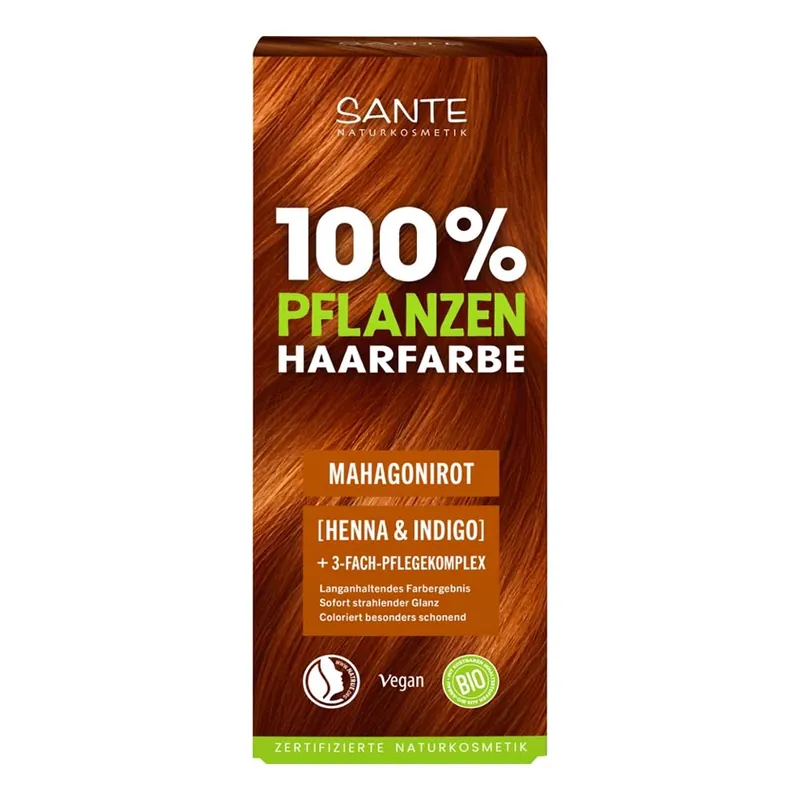 PflanzenHaarfarbe - 07 Mahagonirot 100g Direktkauf