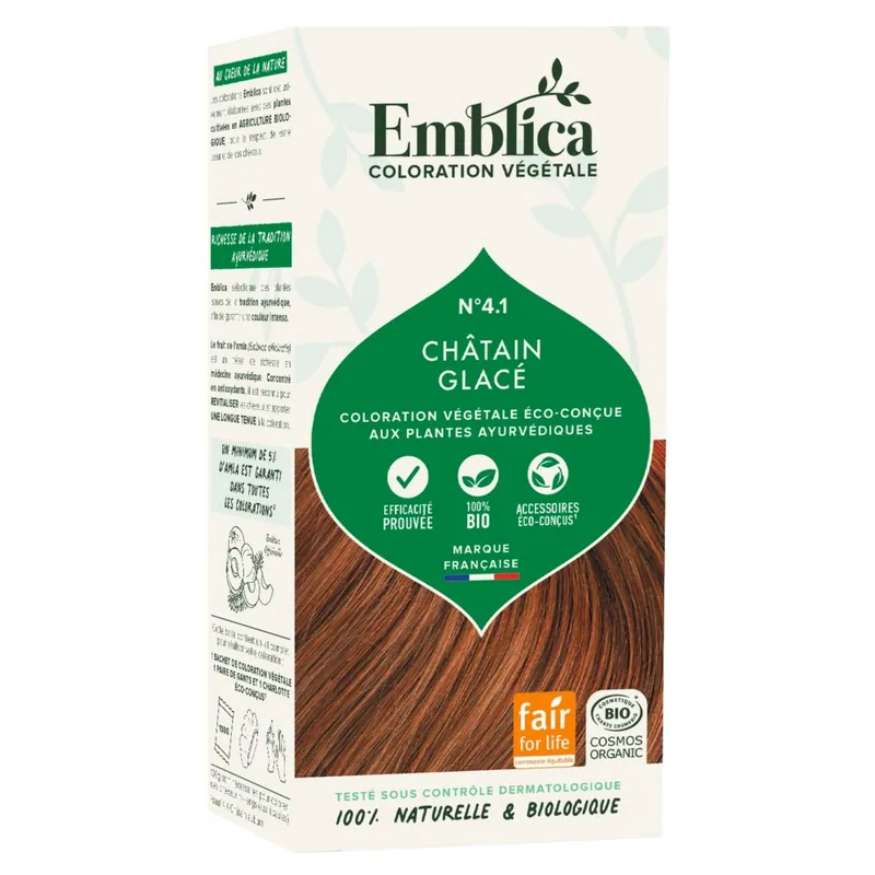 Pflanzenhaarfarbe - 4.1 Aschbraun 100g Sichere Zahlung