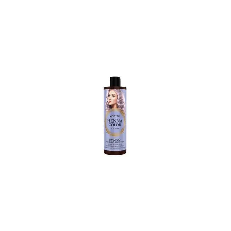 Venita Henna Color Platinum Shampoo für blond und graues Haar 300 ml Kostenfreie Lieferung