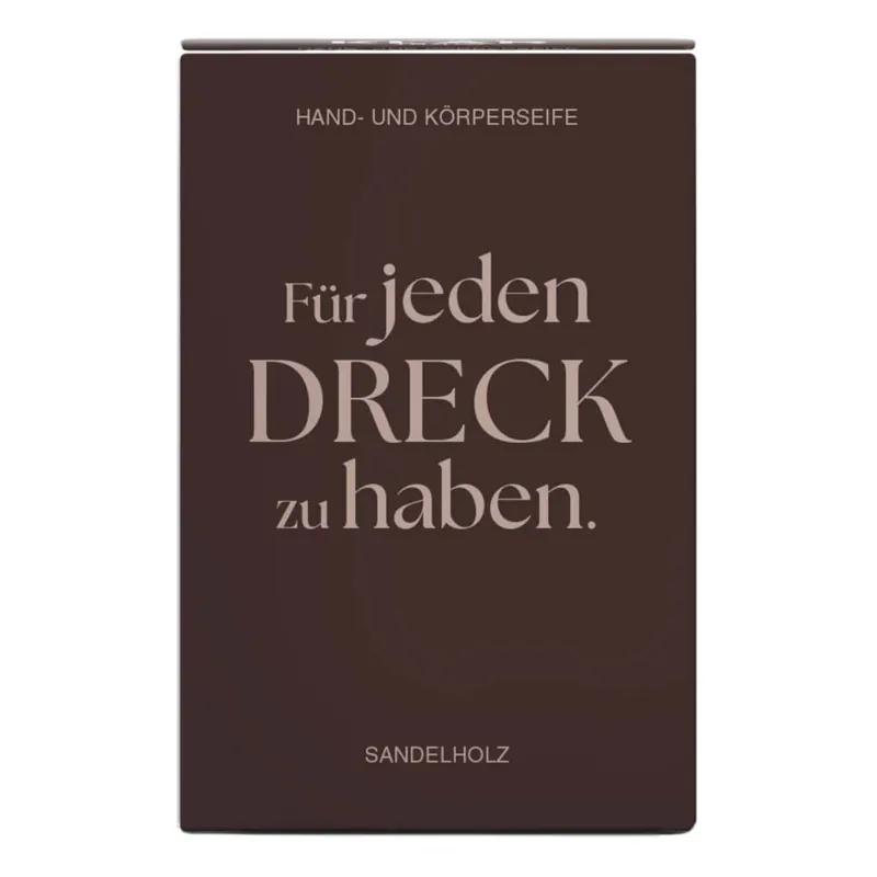 Preis Gesenkt Hand- und Körperseife - Sandelholz "Für jeden Dreck zu haben" 135g