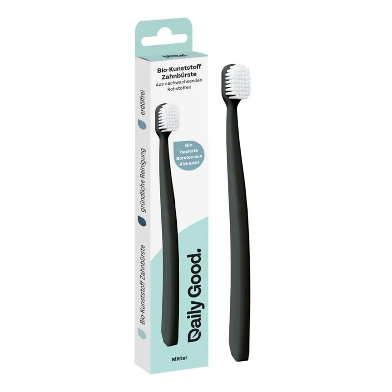 Zertifiziert Bio-Kunststoff Zahnbürste - mittel