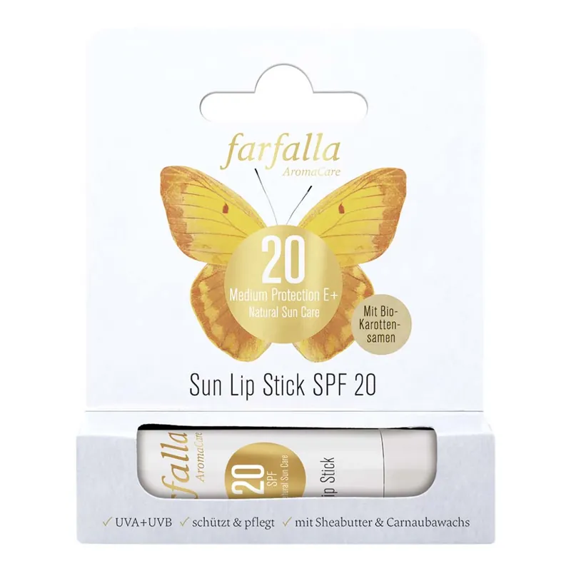 Natural Sun Care - Medium Protection E+ Sun Lip Stick SPF20 4,6g Gratis Versand