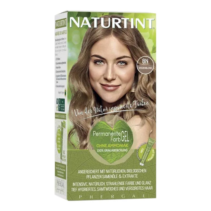 Haarfarbe - 8N Weizen Blond 165ml Zertifiziert