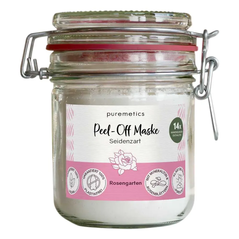 Peel-Off Maske - Seidenzart | Rosengarten 130g Versand Am Gleichen Tag