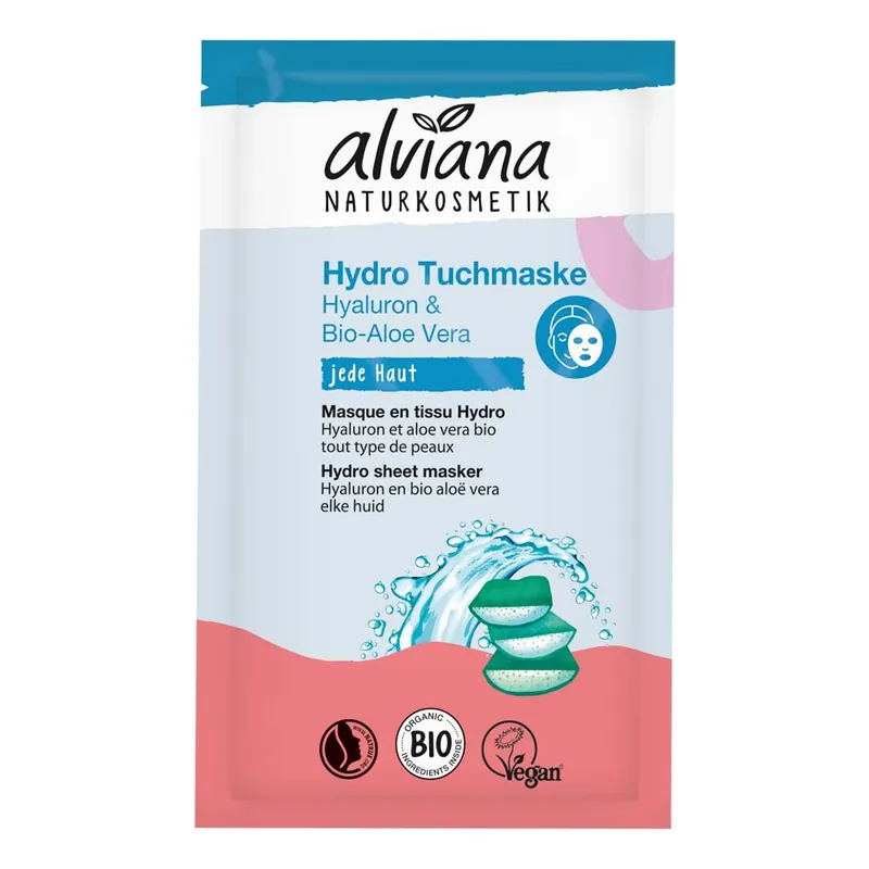 Neuheit Gesichtstuchmaske - Hydro mit Hyaluron & Aloe Vera 15ml