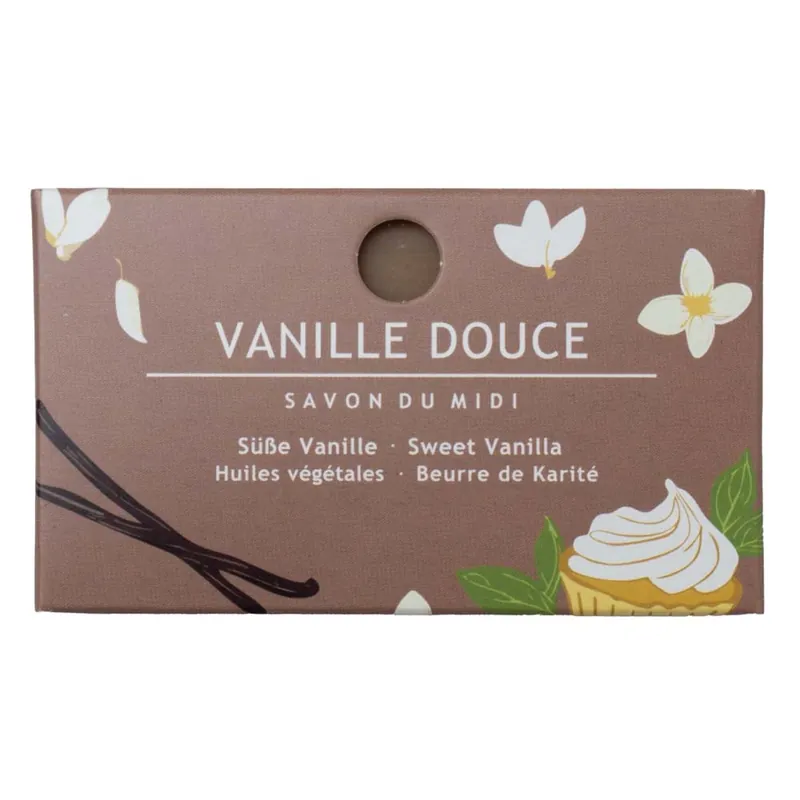 Kostenloser Versand Seife mit Karitébutter - Vanille Douce Winter Edition 100g