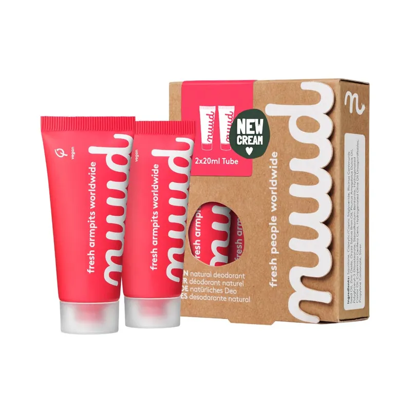 New Cream vegane Deocreme - Smarter Pack Red 2x20ml Sichere Zahlung