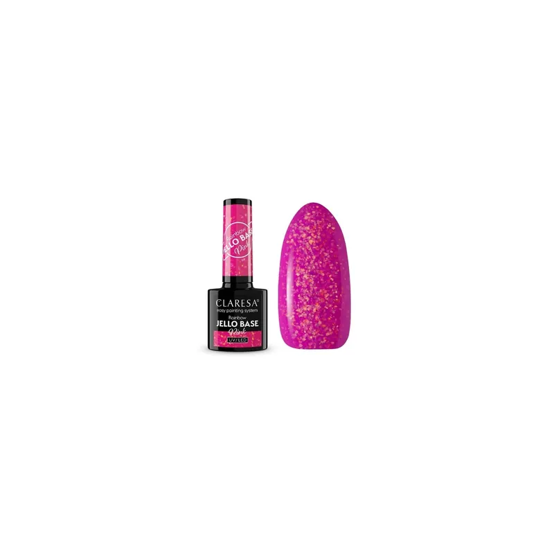 Angebot Claresa Hybrid Nail Base Rainbow Jello Base 5 g Pink