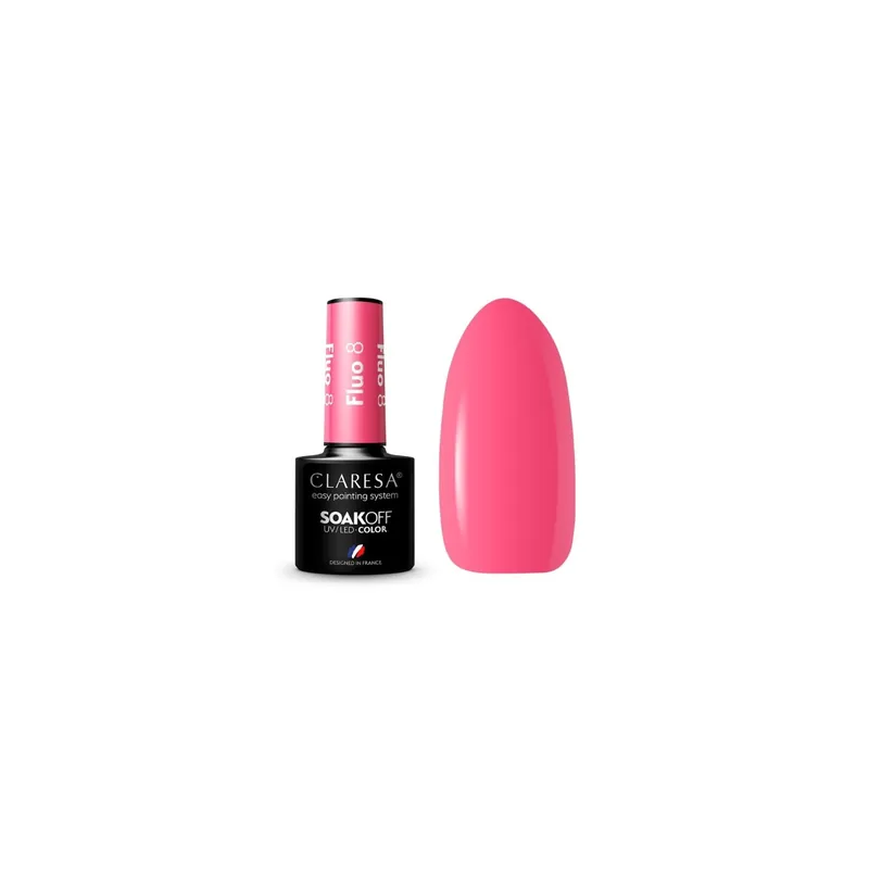 Abverkauf Claresa Fluo Hybrid Nagellack /8/ 5 g