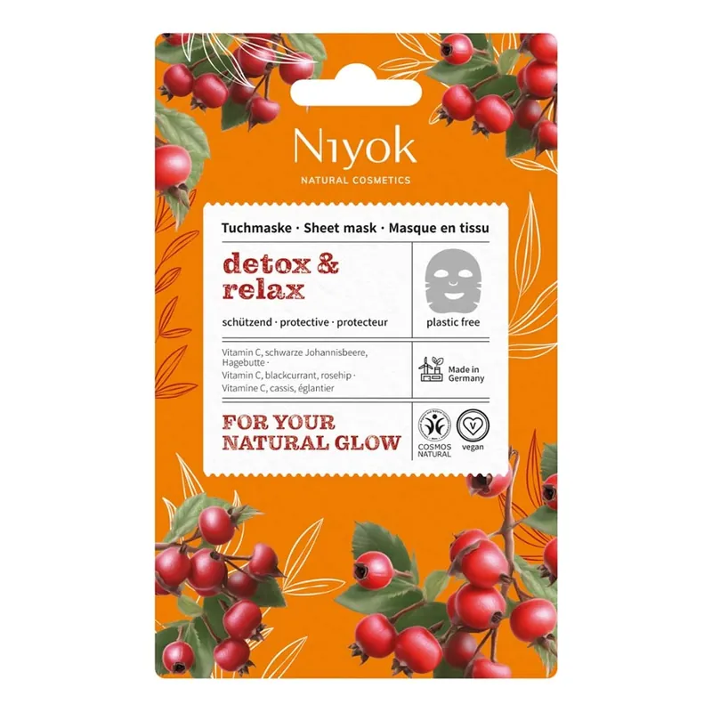 Meistverkauft Tuchmaske - Detox & Relax 10ml