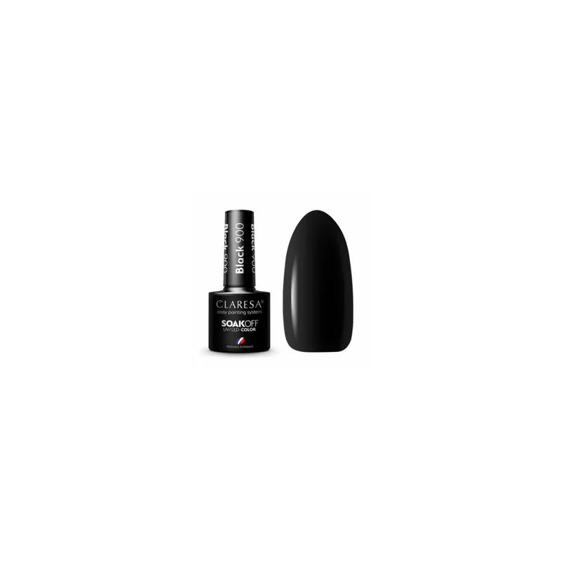 Wochenendangebot Claresa Hybrid Nagellack Black 900 5 g
