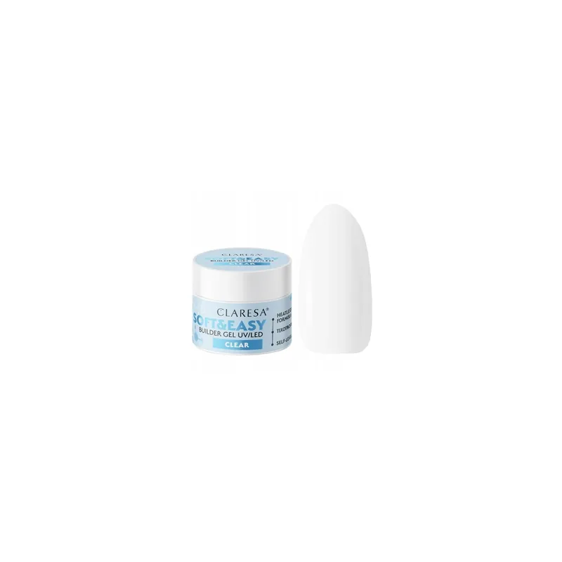 Wochenendangebot Claresa Soft & Easy Nail Builder Gel Clear 45 g