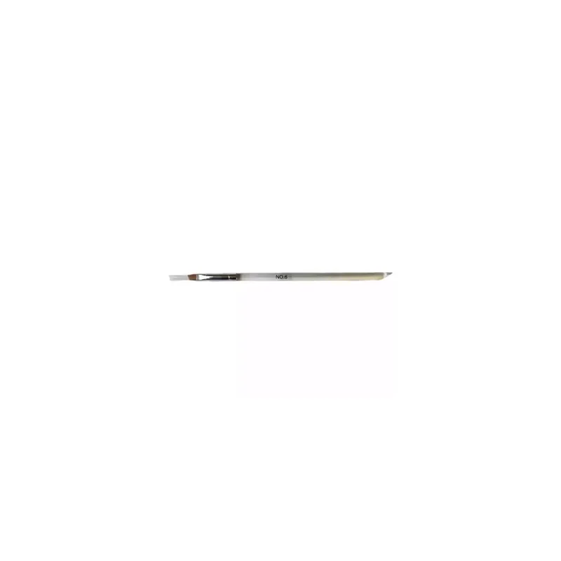Vanity Brush voor gel schuin /6/ Transparent 1 stuk Abverkauf