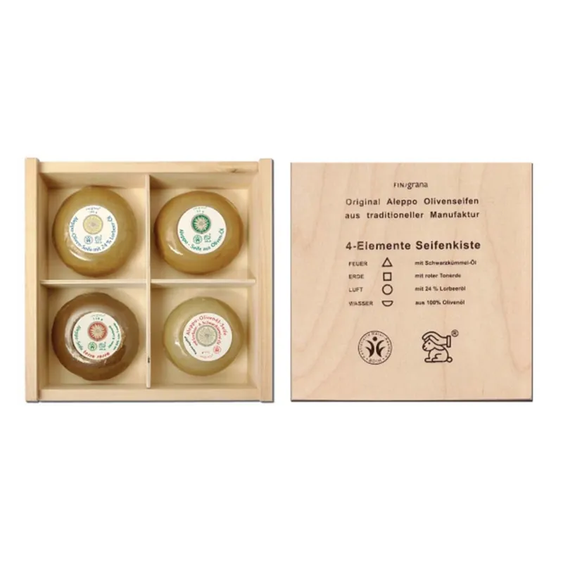 4-Elemente Seifekiste Zertifiziert