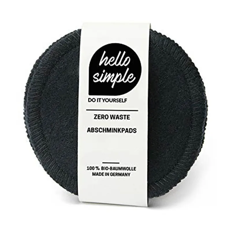 5 Abschminkpads - schwarz Neu Im Sortiment
