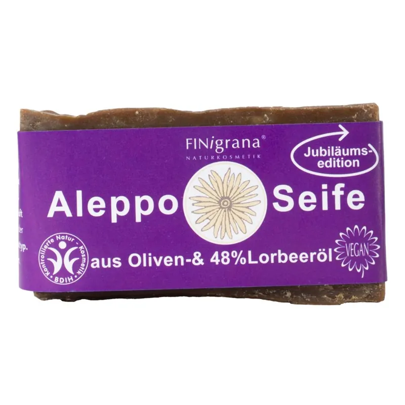 Neuheit Alepposeife - Oliven- und 48% Lorbeeröl 165g
