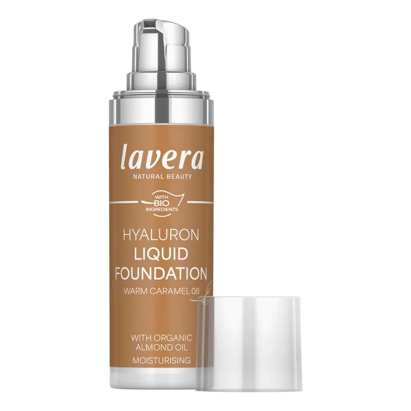 Begrenztes Angebot Hyaluron Liquid Foundation - Warm Caramel 08 30ml