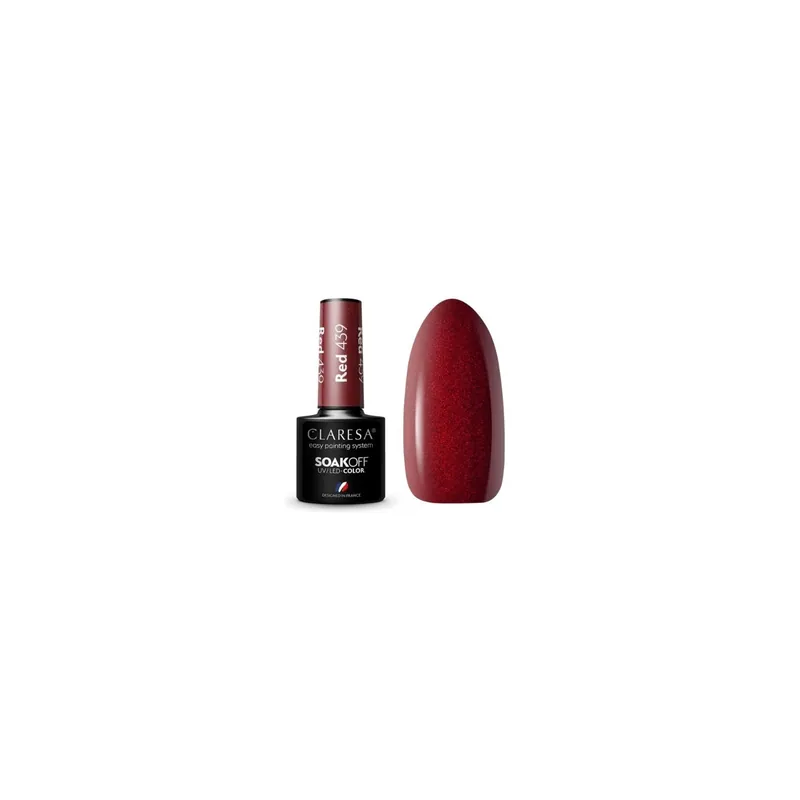 Zertifiziert Claresa Red Hybrid Nagellack /439/ 5 g