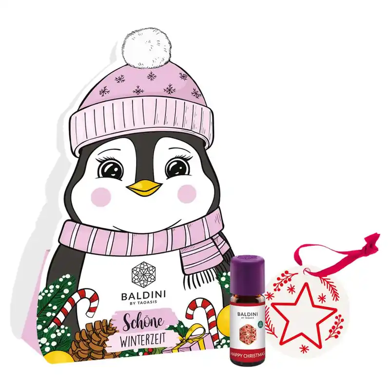 Solange Der Vorrat Reicht Duftset Schöne Winterzeit - Pinguin rosa Happy Christmas