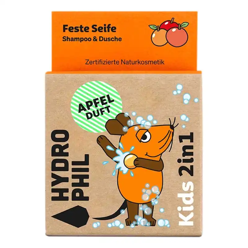Jetzt Bestellen Kids 2in1 Festes Shampoo & Dusche - Maus Apfel 60g