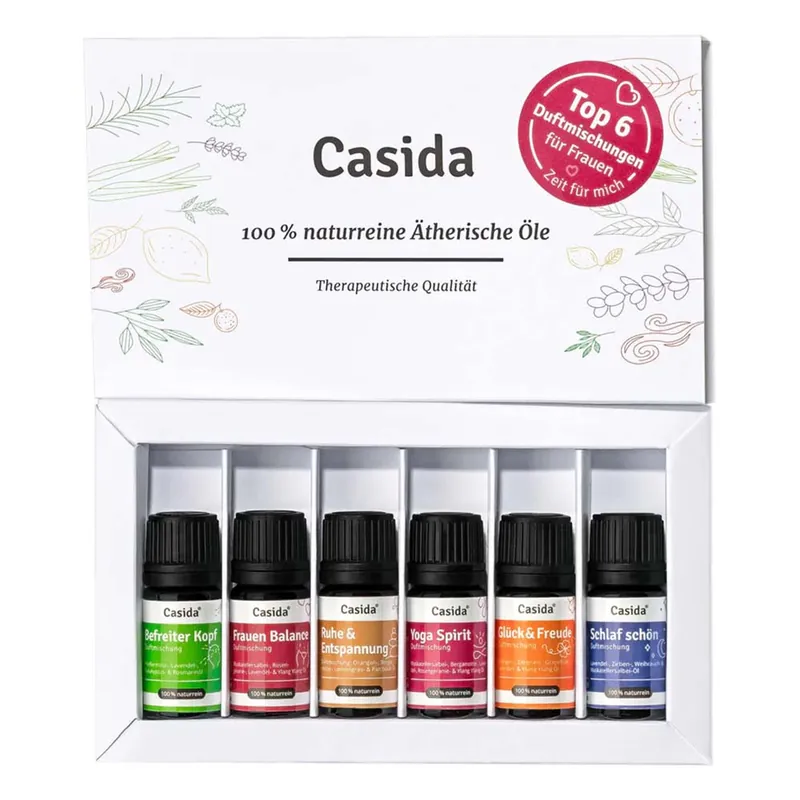 Top 6 Set - Duftmischungen Zeit für mich 100% naturrein Neuheit